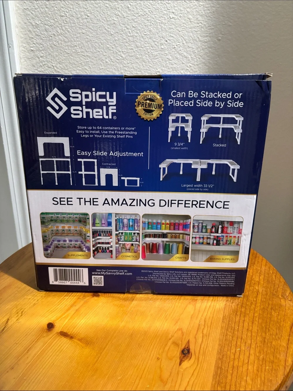 Spicy Shelf Solutions White Adjustable Shelves NWT